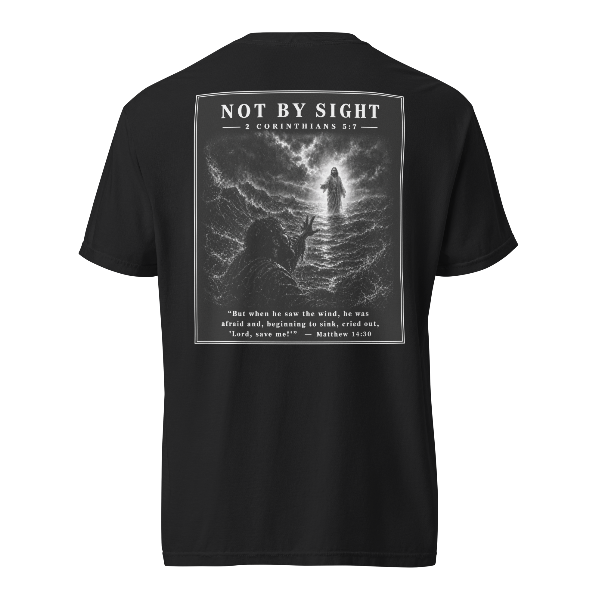 Walk by Faith Tee | Black