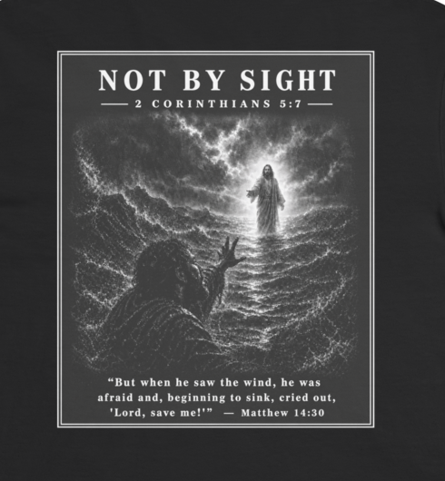 Walk by Faith Tee | Black