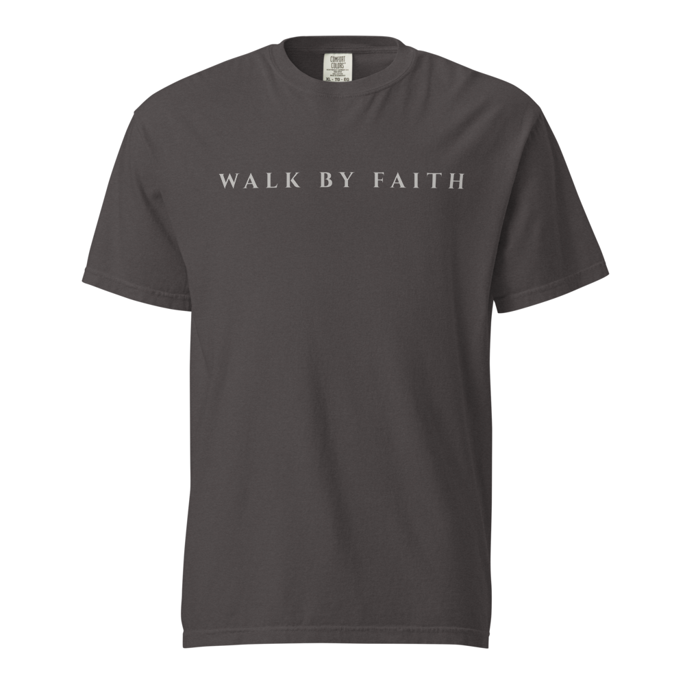 Walk by Faith Tee | Graphite