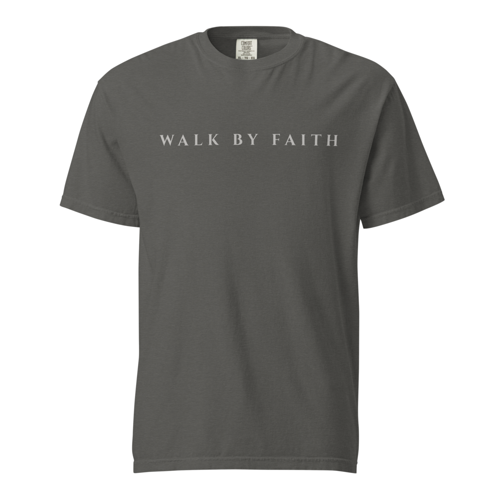 Walk by Faith Tee | Pepper