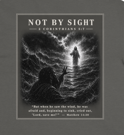 Walk by Faith Tee | Pepper