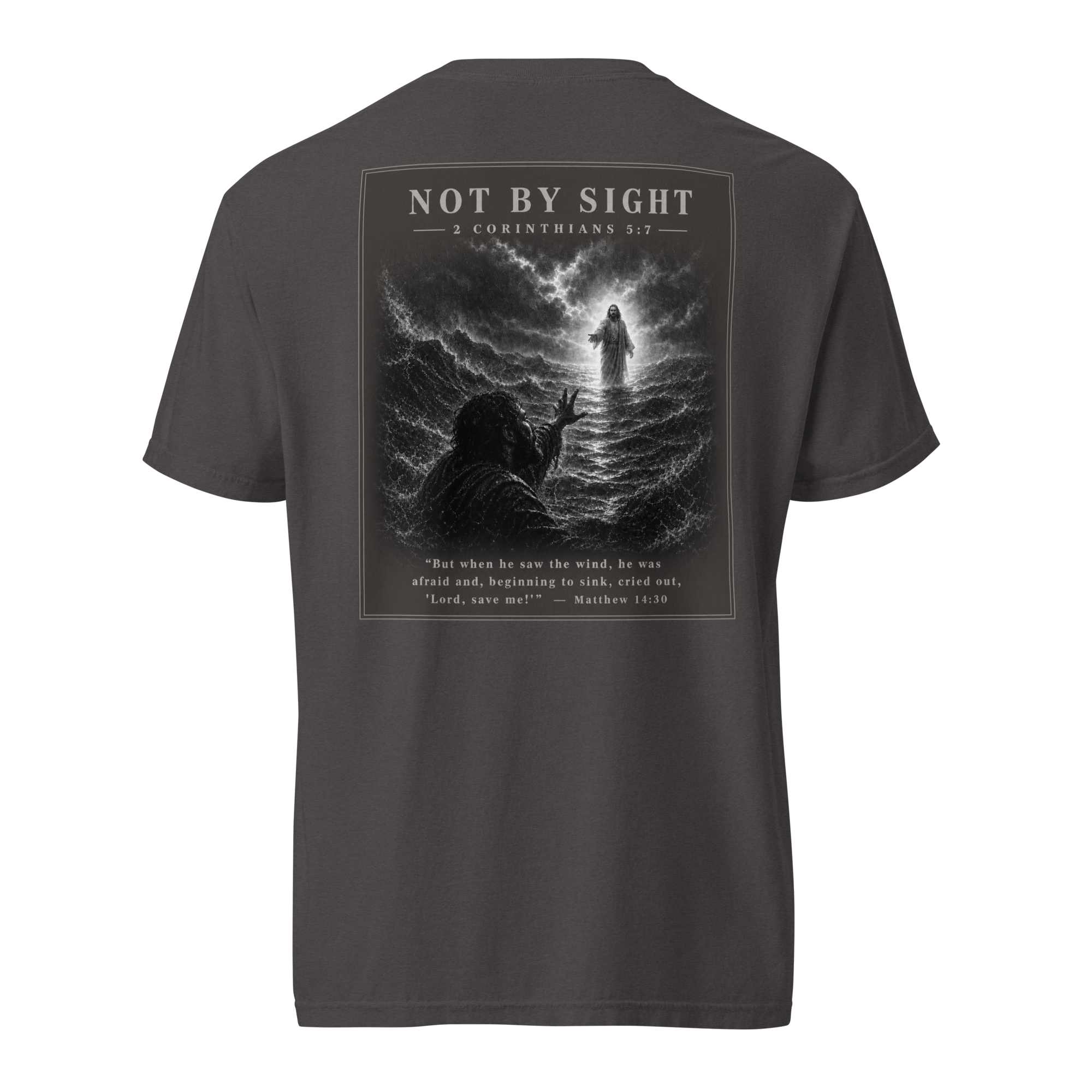 Walk by Faith Tee | Graphite